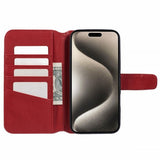 Nordic Covers iPhone 16 Pro Essential Leather -suojakotelo, Poppy Red