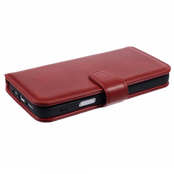 Nordic Covers iPhone 16 Pro Essential Leather -suojakotelo, Poppy Red