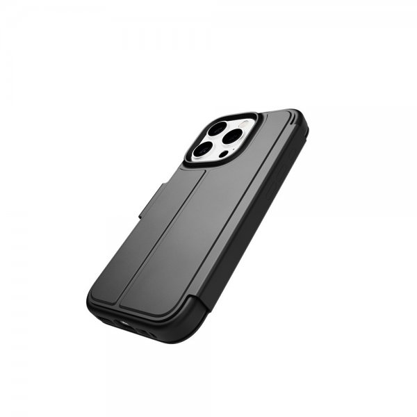 Tech21 iPhone 16 Pro -kuoret EvoLite Wallet Musta