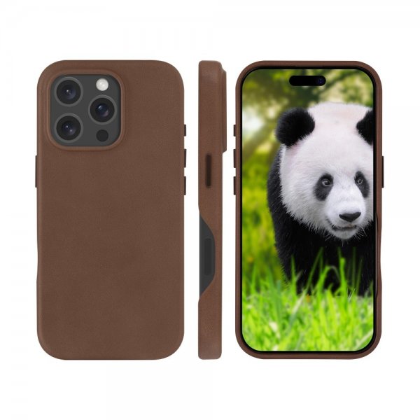 dbramante1928 iPhone 16 Pro Kotelo Lynge MagSafe Dark Tan