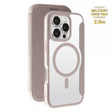 Vivanco iPhone 16 Pro -kotelo Mag Wallet Greige