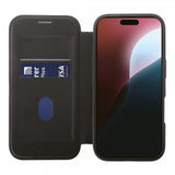 Vivanco iPhone 16 Pro -kotelo Mag Wallet Musta