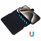 Nordic Covers iPhone 16 Pro -suojakuori MagLeather Raven Black