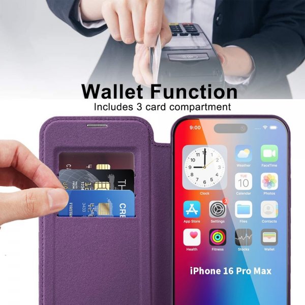 iPhone 16 Pro Kotelo MagSafe Violetti
