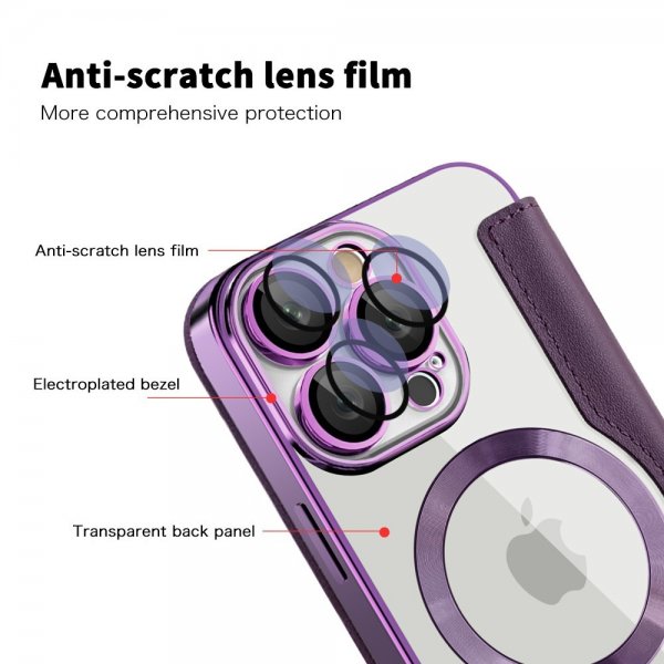 iPhone 16 Pro Kotelo MagSafe Violetti
