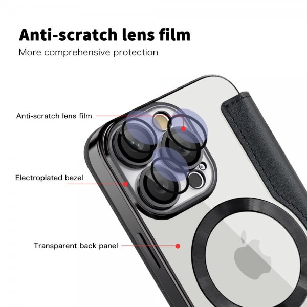 iPhone 16 Pro MagSafe Kuori Musta