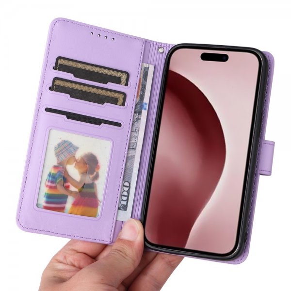 Betopnice iPhone 16 Pro -kuoret irrotettavalla kuorella 005 Violetti