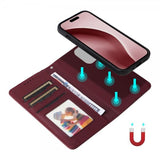 Betopnice iPhone 16 Pro -kuori irrotettavalla suojuksella 005 Punainen