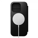 Nomad iPhone 16 Pro -kotelo Modern Leather Folio, musta