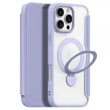 Dux Ducis iPhone 16 Pro -kuori Skin X Pro Series Kickstand MagSafe violetti