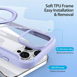 Dux Ducis iPhone 16 Pro -kuori Skin X Pro Series Kickstand MagSafe violetti