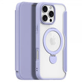Dux Ducis iPhone 16 Pro -kuori Skin X Pro Series Kickstand MagSafe violetti