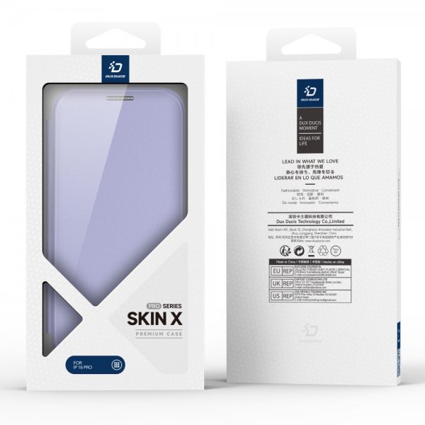 Dux Ducis iPhone 16 Pro -kuori Skin X Pro Series MagSafe, violetti