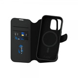 CARE by PanzerGlass iPhone 16 Pro Kotelo Tango Two-in-One Wallet MagSafe Musta