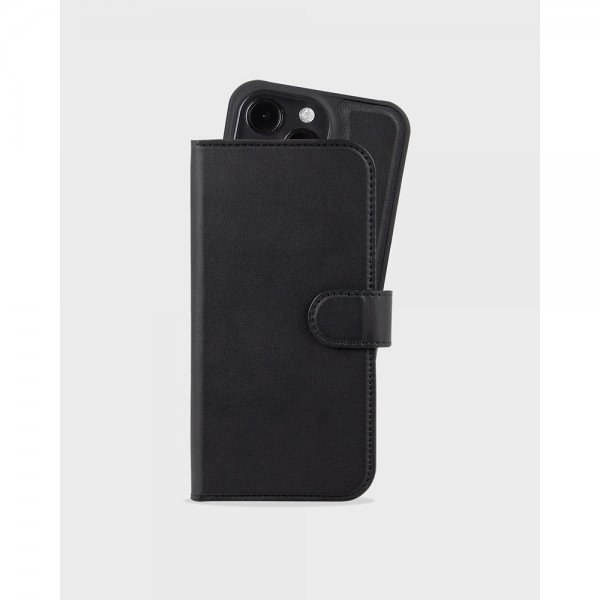 holdit iPhone 16 Pro -lompakkokotelo Magnet Plus, musta