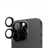 PanzerGlass iPhone 16 Pro/iPhone 16 Pro Max kamerans linssuojus Hoops Musta