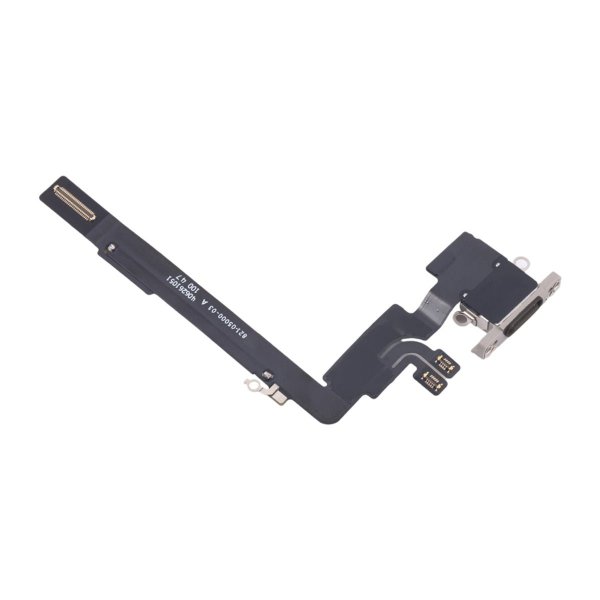 iPhone 16 Pro latausliitin joustokaapeli alkuperäinen – musta