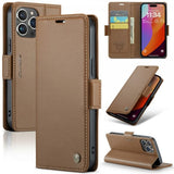CaseMe iPhone 16 Pro Max Kotelo 023 Series Ruskea