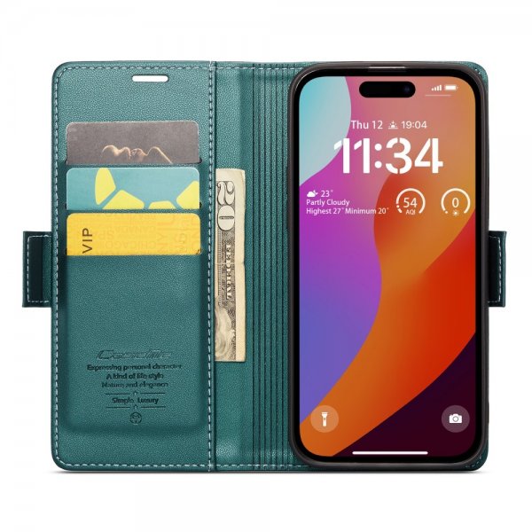 CaseMe iPhone 16 Pro Max -kotelo 023 Series Vihreä