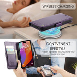 CaseMe iPhone 16 Pro Max -suojakotelo 023-sarja, violetti