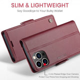 CaseMe iPhone 16 Pro Max Kotelo 023 Series Punainen