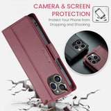 CaseMe iPhone 16 Pro Max Kotelo 023 Series Punainen