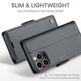 CaseMe iPhone 16 Pro Max -suojakotelo, 023 Series, musta
