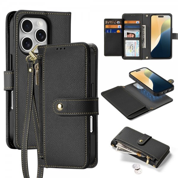 Dux Ducis iPhone 16 Pro Max -suojakuori 2-in-1 Lawa Series MagSafe Musta