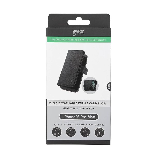 Gear iPhone 16 Pro Max -kotelo 2-in-1 MagSeries Musta