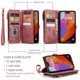 CaseMe iPhone 16 Pro Max -kotelo C30-sarja Punainen