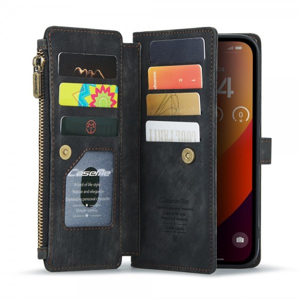 CaseMe iPhone 16 Pro Max C30 -sarjan suojakotelo, musta