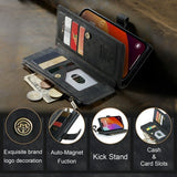 CaseMe iPhone 16 Pro Max C30 -sarjan suojakotelo, musta