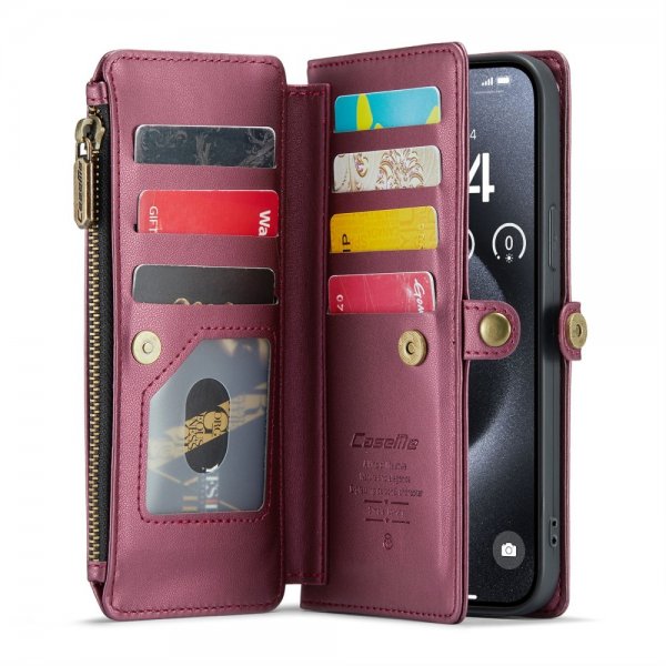 CaseMe iPhone 16 Pro Max C36-sarjan kotelo, punainen