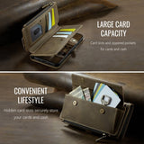 CaseMe iPhone 16 Pro Max -kotelo C39 Series Ruskea