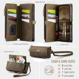 CaseMe iPhone 16 Pro Max -kotelo C39 Series Ruskea