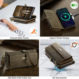 CaseMe iPhone 16 Pro Max -kotelo C39 Series Ruskea
