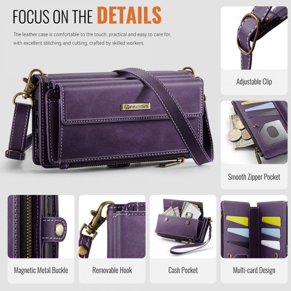 CaseMe iPhone 16 Pro Max -kotelo C39-sarja violetti