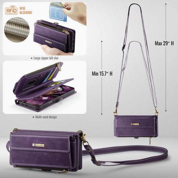 CaseMe iPhone 16 Pro Max -kotelo C39-sarja violetti