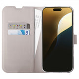Vivanco iPhone 16 Pro Max -suojakotelo Classic Wallet Greige