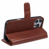 Nordic Covers iPhone 16 Pro Max Essential Leather Maple Brown -kotelo