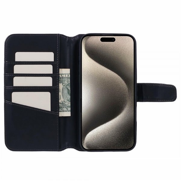 Nordic Covers iPhone 16 Pro Max -suojakotelo Essential Leather Raven Black