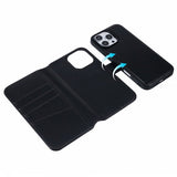 Nordic Covers iPhone 16 Pro Max MagLeather Raven Black -suojakotelo