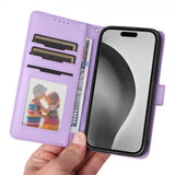 Betopnice iPhone 16 Pro Max -kotelo irrotettavalla kuorella 005 Violetti