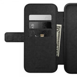 Nomad iPhone 16 Pro Max Modern Leather Folio -suojakotelo, musta