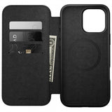 Nomad iPhone 16 Pro Max Modern Leather Folio -kotelo, ruskea