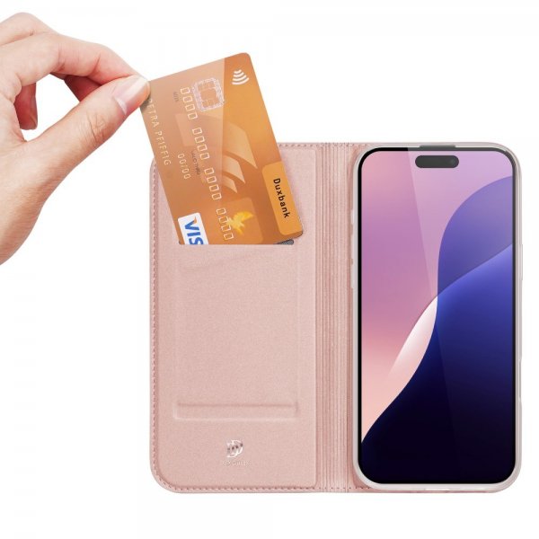 Dux Ducis iPhone 16 Pro Max -kotelo, Skin Pro Series, pinkki