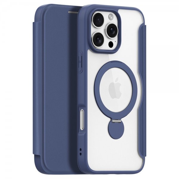 Dux Ducis iPhone 16 Pro Max Suojakotelo Skin X Pro Series Jalusta MagSafe Sininen