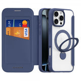 Dux Ducis iPhone 16 Pro Max Suojakotelo Skin X Pro Series Jalusta MagSafe Sininen