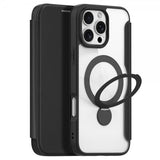 Dux Ducis iPhone 16 Pro Max -kotelo Skin X Pro Series Kickstand MagSafe, musta