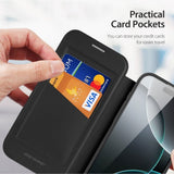 Dux Ducis iPhone 16 Pro Max -kotelo Skin X Pro Series Kickstand MagSafe, musta